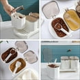 thumbnail image 4 of 1 Set Kitchen Condiment Pots Spice Jars Pepper Spice Clear Lid Containers, 4 of 9
