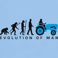 thumbnail image 3 of CafePress - Evolution Of Man Farmer With A Tractor T Shirt - Light T-Shirt - CP, 3 of 4