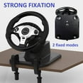 Racing Wheel with 270/900° Rotation, PC Steering Wheel with Pedals