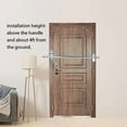 thumbnail image 6 of Security Door Bar Door Stopper Door Barricade Security Bar Home Defense Security Devices for Front Door-44 inch, 6 of 7