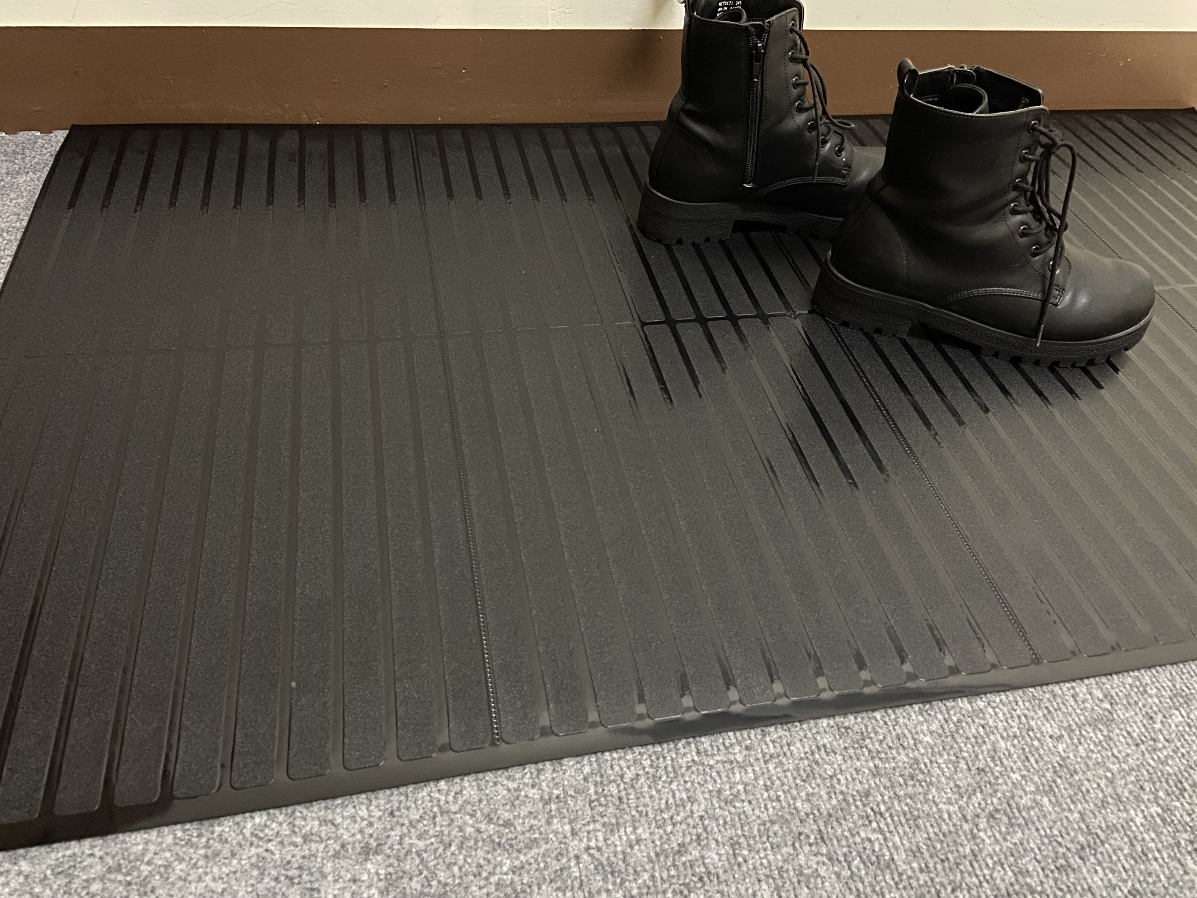 Ottomanson Floor Protector Waterproof Non-Slip 2x12 Indoor Protector Runner  Rug, 2'2 x 12', Clear 