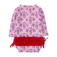 thumbnail image 4 of Traje de baño RuffleButts para niñas con protección solar UPF 50+ de 0 a 3 m, 4 of 8
