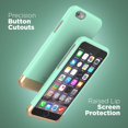 thumbnail image 6 of iPhone 6 Plus / 6S Plus, Encased (SlimShield Series) Ultra Thin Hybrid Cover w/ HD Screen Protection (Green), 6 of 7