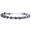 Arista Stainless Steel Skull Chain Men's Bracelet, 8.5"