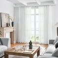 thumbnail image 3 of 1" Diameter Adjustable Curtain Rods,32"-72" Heavy Duty Single Curtain Rod Set,Easy to Install,Frosted Silver, 3 of 9