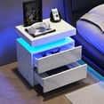 thumbnail image 2 of Color - changing and strobe - adjustable LED lights / Sofa side table for cozy living rooms, 2 of 4