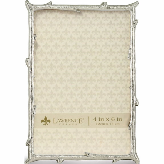 Fashion Silver-Tone 4X6 Branch Photo Frame (4.88 X 6.73) Made In China -Jewelry By Sweet Pea
