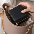 thumbnail image 6 of Hives & Honey Women's Black Mya Compact Jewelry Travel Case, 6 of 8