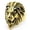 Gold, variant on Mens Lion Ring European American Design Titanium Steel Casting Band Lion Head Ring Jewelry Individually Packed
