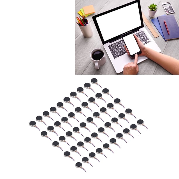 Lot De 10 Micro Moteurs Vibrants – Pour Pagers Et Téléphones – 1 à 2VDC – 5x12mm