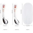 thumbnail image 3 of Toddler Utensils Set, Toddler Silverware Spoon and Fork Knife Set, Children's Flatware Set, 3 of 4