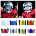 thumbnail image 3 of Youth Football Helmets Visors Clear Impact Resistant Eye Protections Multicolored, 3 of 13