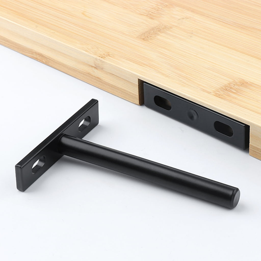 Geemin Space Saving Concealed Shelf Brackets Wall Storage solution Concealed Shelf Supports 4/6/8pcs for Living Room & Bedroom