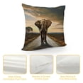 thumbnail image 4 of Fenyluxe Elephant Fashion Style Dirt-Resistant Throw Pillow Covers for Couch Sofa Bed Living Room Bedroom Printed on Both Sides 1PC 18x18in, 4 of 5