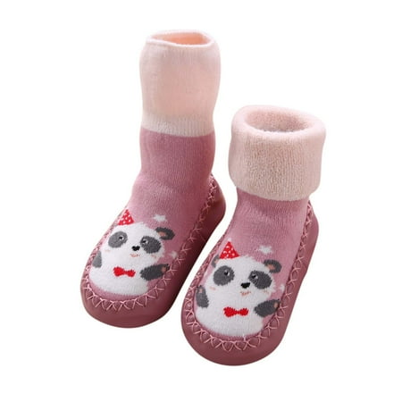

Autumn And Winter Children Toddler Shoes Boys And Girls Floor Sports Shoes Flat Bottom Non Slip Warm And Comfortable
