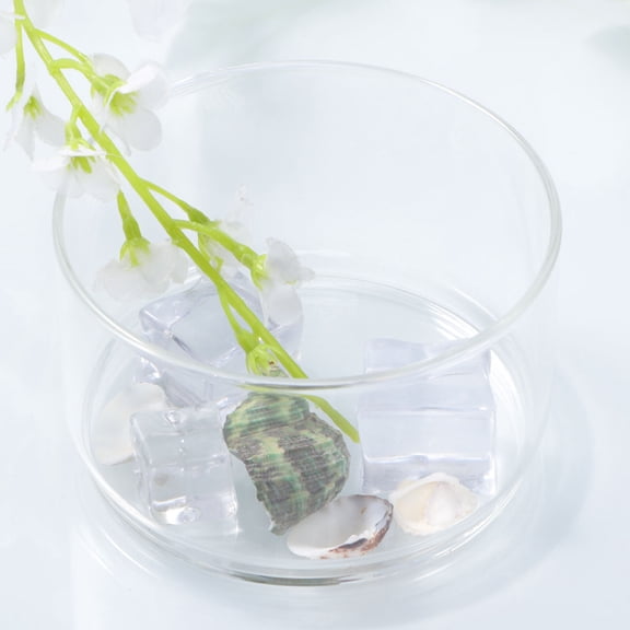 Niceauty Glass Salad Bowl Heat Resistant Stackable for Snacks and Fruits