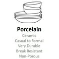 thumbnail image 4 of Noritake Charlotta Gold 60 Piece Dinnerware Set, Service for 12, Dishwasher Safe, White/Gold (New Open Box), 4 of 4