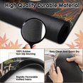 thumbnail image 4 of Coffee Mat for Countertops, Sweet Greetings Fall Foliage Colorful Dish Drying Mat 2 Pcs for Kitchen Bar Accessories, Fit Under Coffee Maker Espresso Machine Dish Rack Hide Stain Rubber 12x19in, 4 of 7