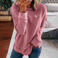 thumbnail image 3 of Gibobby Sudadera mujer Sudaderas de Halloween para mujer lindas camisetas con gráficos de fantasma playera casual de manga larga(Rosa,G), 3 of 4