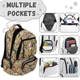 thumbnail image 3 of XYZCANDO Fish Baseball 4 Piece Kids Backpack Set with Portable Lunch Bag Multifunctional Pencil Case Water Bottle Bag Carrier Sports Daypack for Boys Ages 8-14, 3 of 7
