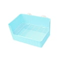 thumbnail image 3 of lionlar Rabbit Potty Trainer Tray Bedding Box Easy to Clean Litter Pan Pets Toilets for Blue, 3 of 9
