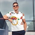 thumbnail image 4 of Fotbe 2025 New Year'S Camiseta Polo de Golf para Hombre con Estampado – Camisa Deportiva Transpirable con Cuello Abotonado-XX-Large, 4 of 6