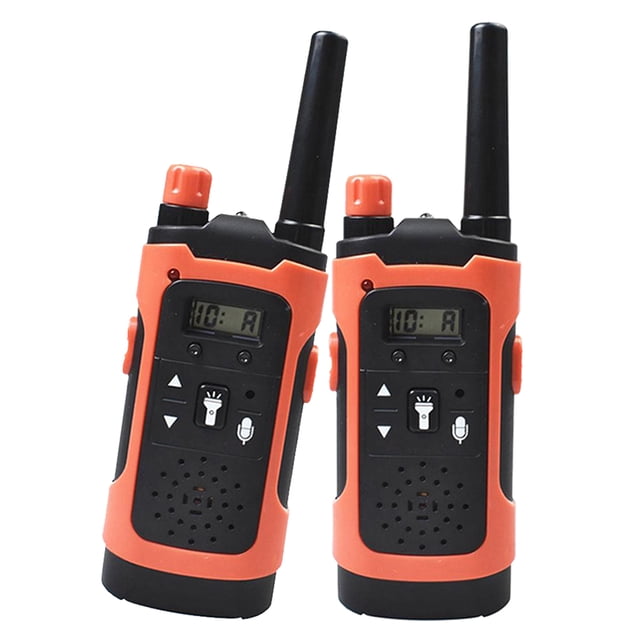 para de hasta 200 de largo para adultos 2 paquetes - Naranja Sunnimix Walkie Talkies para niños