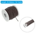 thumbnail image 2 of Uxcell 1.5mm 54 Yards Elastic String Cord Elastic Thread Beading String Cord, Brown, 2 of 5