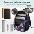 thumbnail image 7 of HUIACONG 4pcs Boys School Backpack Set, Galaxy Axolotl Boys Backpack with Lunch Box Set for Kids Teens, 17 Inch Cool Bookbag for Elementary Middle School, Travel Back Pack for Age 8-12, 7 of 7