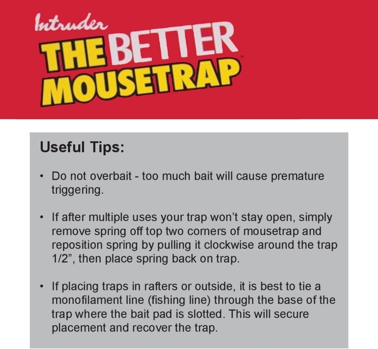 24 Pack Intruder 16000 Better Mouse Trap