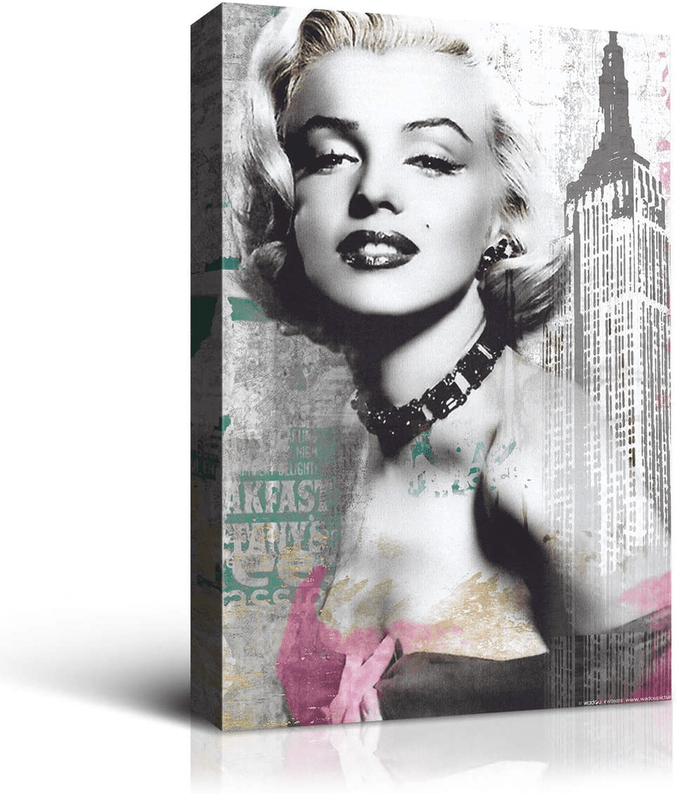 Marilyn Monroe 12x16/24x32inch Black & White Silk Poster Hot Art Print 