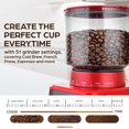 thumbnail image 2 of Zulay Kitchen Burr Coffee Grinder with 51 Grinder Settings Electric Coffee Bean Grinder, Holds 12.5oz Coffee Beans, 2 of 7