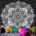 thumbnail image 4 of 2018 Mandala Polyester 150*150 CM Square Tapestry Wall Hanging Carpet Throw Yoga Mat for Home Bedroom Decoration, 4 of 6