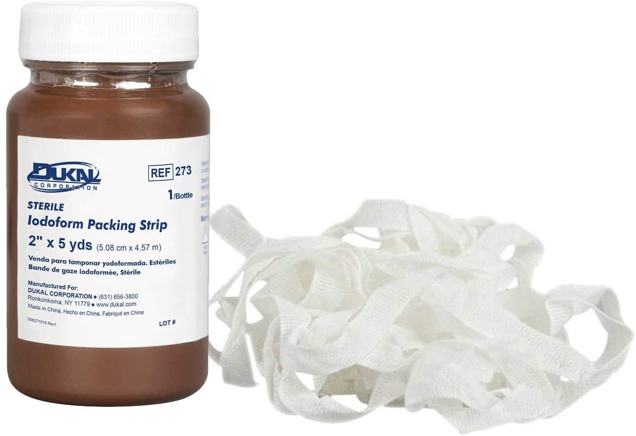 Dukal Plain Wound Packing Strips 2" x 5 Yards Woven Gauze Fabric