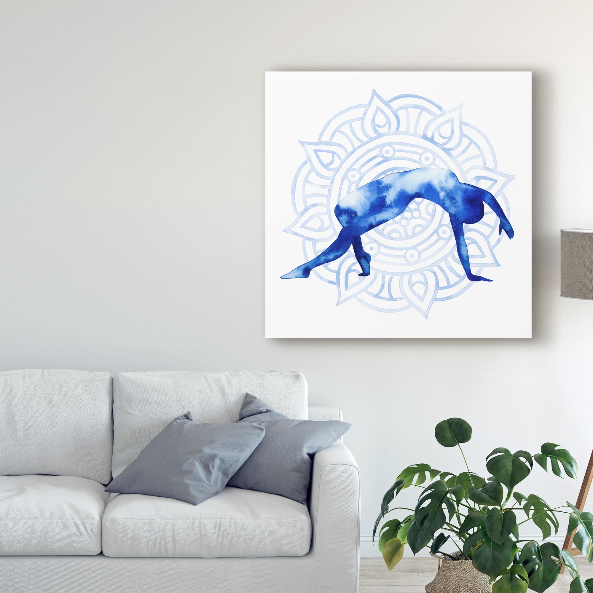 Trademark Fine Art People Canvas Art ' Yoga Flow V ' by Grace Popp