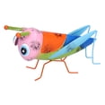 thumbnail image 4 of Suodoka Garden Ornament Iron Grasshopper Sculpture for Outdoor Patio Lawn Decor, 9.45 inches / 24 cm (Pink), 4 of 9