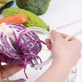 thumbnail image 5 of Cortador de verduras, rebanador de repollo, ralladores de verduras, triturador de repollo, pelador de frutas, cuchillo, cortador de patatas, utensilios de cocina (2 uds), 5 of 5