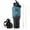 Indigo/Black Gradient, variant on 18 oz Insulated Water Bottle with Straw fit in  Cup Holder, Triple Wall Vacuum Stainless (Cold 48 hrs, Hot 24 hrs), Leakproof & Non-BPA, Hydro Travel Flask with Straw and Spout Lid