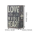 thumbnail image 4 of Book Box Decorative Antique Metal Faux Decoration Model Imitated Prop False Books Boxes Invisible Diversion Vintage, 4 of 7