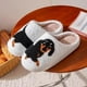 thumbnail image 3 of Dachshund Slippers for Women, Animal Cartoon Weiner Dog Slipper, 3 of 4