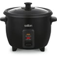 thumbnail image 1 of Salton - Rice Cooker, 6 Cup Capacity, Removable Nonstick Bowl, 300 Watts, Black, 1 of 5