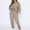 01 * Khaki, variant on bnaln Two Piece Outfits for Women Oversize Sweatshirts Athletic Loose Sweatpants Women Gym Work 2 Piece Sets