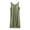 Army Green, variant on Chbgutlmr Womens Nightgown Plus Size Ruched Round Neck Tank Top Pajamas Dress Summer Soft Comfy Homewear Nighty