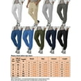 thumbnail image 4 of UKAP Men Sweatpants Elastic Waist Pants Drawstring Trousers Loose Summer Bottoms Deep Gray L, 4 of 4