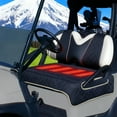 thumbnail image 5 of HUISZJ Golf Cart Heated Seat Cushion - 4-Zone Intelligent Heated Golf Cart Seat - Dark Blue Towel Blanket for Winter Autumn, 5 of 10