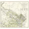 thumbnail image 3 of McDowell 13x12 Black Modern Framed Museum Art Print Titled - Military Defenses Virginia Washington, 3 of 5
