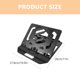 thumbnail image 5 of SHOWERORO Soporte Plegable Para Laptop Color Negro Con Ajustable Y Soporte Para, 5 of 6