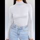 thumbnail image 4 of Camisetas de Larga para Mujer, Ropa Interior Térmica Básica de Otoño, Ropa de Invierno XL, 4 of 10