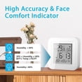 thumbnail image 3 of Room Thermometer Sensor Smart Time WIFI Display Home Hygrometer Durable, 3 of 10