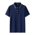 thumbnail image 1 of pstuiky camiseta de hombre, Camisa informal de manga corta con cuello vuelto, cómoda y lisa, para hombre camisas casuales para hombre xxl, 1 of 5